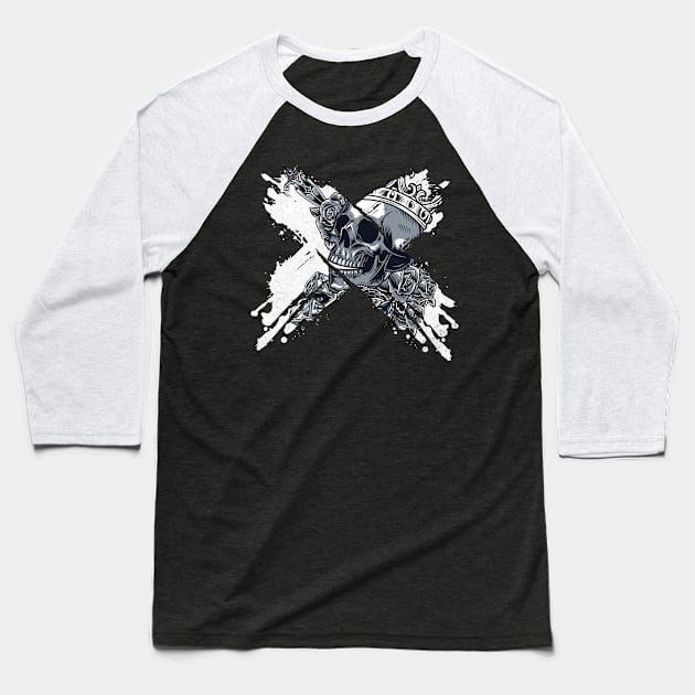 The X Mark of Death Baseball T-Shirt by snewen